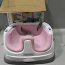 Ingenuity Baby Base 2-in-1 Booster Feeding and Floor Seat with Self-Storing Tray - Peony