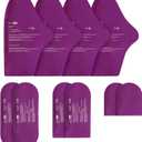 SuzziPad Replacement Ice Gel Packs for Cold Therapy Gloves and Socks(10-Piece Set), L, Purple