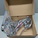 Hibbent 5-spray Dual Filtered Rainfall Shower Head Combo, High Pressure 13'' Showerhead with 10 Spray Mode Handheld, Easy Reach 4-way Diverter Shower Arm with Pause Mode, 71'' Hose and Holder, Chrome