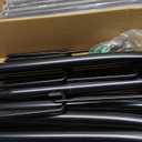 zoegi 4 Pack 10Ft String Light Poles,Light Poles for Outside Lights with Fork,Outdoor Brackets Hanging Lights,Metal Stand for Deck Patio,Backyard,Wedding,Deck,Party