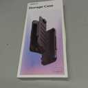 JSAUX Protective Case for Nintendo Switch 2 (2025), Hard Carrying Shell, Slim & Portable, Dustproof, Built-in 10 Game Card Slot, Travel-Carry, Full Protection Cover Translucent Black PC0116