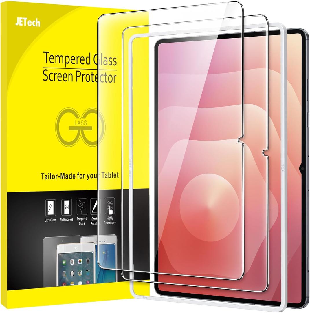 JETech Screen Protector for Samsung Galaxy Tab S11 Ultra, with Easy Installation Frame, Tempered Glass Film, HD Clear, 14.6-Inch Display, 2-Pack