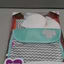 Adora Baby Doll Diaper Bag with Sturdy Straps, Includes Changing Mat and 2 Doll Diapers (Fits 13" Dolls), for Ages 3+ - Zig Zag Print 