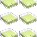 Acrylic Cocktail Napkin Holder for Table, Clear Beverage Napkin Holder Square Rectangle for Dinner, Kitchen, Bathroom, Restaurant, Bar (6 Pieces, 5.5 x 5.5 Inch)