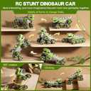 8WD Remote Control Car, 2.4GHz Remote Control Dinosaur for Boys 4-7,Suitable for Children Aged 8-12, Children's Birthday Gift Recommendation (Green)