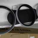 Modern LED Ceiling Light, 3-Round Rings Flush Mount, 30W 6000K Cool White, Bedroom Living Room Kitchen Office Lighting