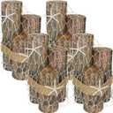 4 Sets Pirate Nautical Party Decoration Imitation Wooden Piling Paper Boxes Fishing Net Starfish for Under The Sea Birthday Ocean and Beach Theme Party Favors Adventure Birthday Photo Booth Props (4)