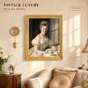 16x20 Ornate Gold Resin Picture Frame, Real Tempered Glass
