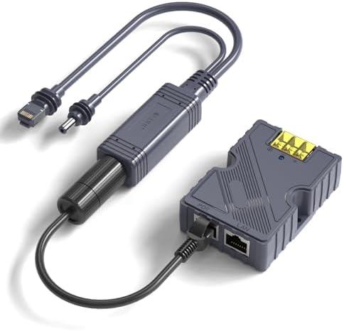 Starlink Mini PoE Splitter - SURVADV Starlink Mini Power Kit 12V, 150W DC 48V/3A Input GigE Passive & ESD Protection with Starlink Conversion Kit, RJ45 & DC Adapter Splitter for Mini Starlink Dishy