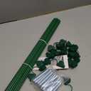 MAXPACE 93pcs Garden Stakes Kit: Includes 30 Sets of Fiberglass Plant Sticks Supports & Accessories for DIY 4ft, 5ft, 6ft, 7ft Stakes for Tomato, Vegetables, Indoor & Outdoor Gardening Supplies