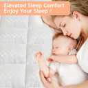 King Size Mattress Toppers, Mattress Pad Cover for Back Pain,Cooling Mattress Protector with 8-15" Inch Deep Pocket,Quilted Overfilled Down Alternative Filling 78x80 inch, White