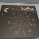 Solar Sun Wall Art - 18" Smiling Sun Face with LED Lights, 17.8"L x 1.4"W
