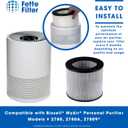 2801 Premium Air Purifier Filters Compatible with Bissell 2801 High Efficiency and Carbon Filter for Bissell My Air Personal Models # 2780, 2780A, 27809, 3329, 2780P, 3329, 2780B - Pack of 2