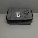 Ceramic Sake Set with Warmer Pot Tray, Stovetop Porcelain Pottery Hot Saki Drink Bottle, 10pcs Set 1 Stove 1 Warming Bowl 1 Sake Bottle 1 Tray 6 Cup Keep Sake Storage Box (Black)