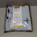 Intelligent Design Kids Cosmos Full Size Duvet Set  Blue Star and Moon Tufted Chenille, Reversible 3-Piece Bedding with Star Pillow, Full/Queen