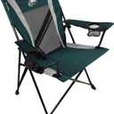 Kijaro Sports Fan Folding Chair, 26" L x 35.5" W x 37" H, Philadelphia Eagles