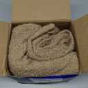 MIULEE 20x20 Inch Decorative Pillow Covers for Couch Bed Set of 2 Textured Boucle Neutral Throw Pillow Covers Taupe Khaki Camel Accent Solid Pillowcases Sofa Living Room Home Decor