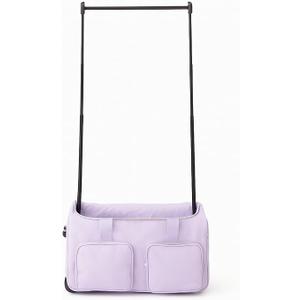Rac N Roll Collapsible Rolling Dance Bag with Garment Rack (Clothes Rack), Foldable Competition Travel Duffel with Wheels for Dancers, Cheer, Pageant, Skating, Costume Storage, Purple (Lavender)