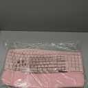 Pink Quiet Wireless Keyboard and 12346579