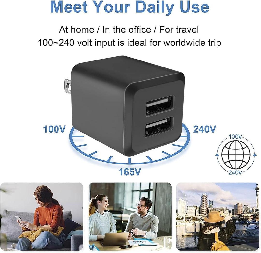 Fast Charge Dual USB Wall Charger