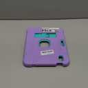 AVAWO Case for New iPad (A16) 11th Generation 11 Inch 2025, iPad 10th Generation 10.9" 2022, Heavy Duty Military Grade Shockproof Rugged Protective Cover with Stand for i Pad 11/10 Gen, Purple + Teal