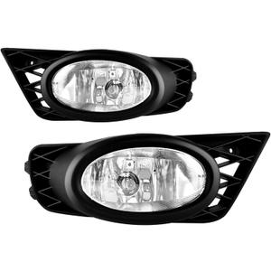WILD BEAR Fog Lights Compatible With 2009 2010 2011 Civic Sedan Front Bumper Lights Driving Fog Lamps Passenger and Driver Side