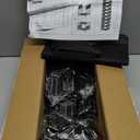 Vertical Narrow Tall Shoe Rack for Front Door Entrance,10 Tiers Sturdy Metal Shoe Rack Organizer for Closet Entryway, Storage Shelf, Space Saving Stackable Shoe Tower (Black)