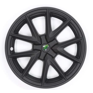 ATAIRSOFT Wheel Covers Hubcaps Fit for Tesla Model 3 2017-2023 18 Inch Hub Caps Replacement Rim Protectors Car Accessories (Matte Black 1PCS)
