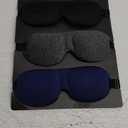 LKY DIGITAL Sleep Mask for Side Sleeper 3 Pack, Blackout 3D Eye Mask for Sleeping, Night Blindfold for Men Women