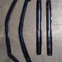 Black Car Window Visors 40" and 30" 