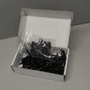 Daanxw 1/ 4 Inch Extra Thick Pegboard Hooks, Only Suitable for 1/ 4" Pegboard Board, Metal Pegboard Hooks for Hanging Storage (All Black, 60pcs L Hook)