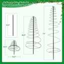 Trellis for Climbing Plants Outdoor, 73inch Tall Plants Trellis Support Metal Garden Trellis for Vegetables Flowers Plants Vine Support (1 pcs, Black)