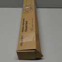 Supforce Closet Rods for Hanging Clothes, 17 to 69 Inches Stepless Adjustable Metal Closet Rod, 1.3 Inches Heavy Duty Clothes Hanging Rod for Closet Wardrobes Laundry RV, White