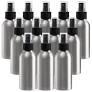 Youeon 12 Pack 4 Oz Fine Mist Spray Bottles, Reusable Aluminum Empty Spray Bottles, Small Refillable Bottle for Travel, Cosmetic, Perfume, Toner, Essential Oil Storage, Leak Proof