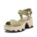 Sorel Women's Kinetic Aura Y-Strap, Dusty Twill/Gum 18, 6.5 Regular