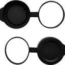 42mm Binocular/Monocular Objective Lens Caps Internal Diameter 53.8-55.8mm Rubber Cover Set Black