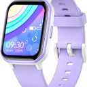 Kids Smart Watch for Girls,IP68 Waterproof Kids Fitness Tracker Watch with 1.5 Inch DIY Face,Heart Rate Sleep Monitor,19 Sport Modes,Calories Counter,Alarm Clock,Great Gifts for Children 6+(Purple)