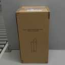 Dusk to Dawn Sensor Outdoor Light 18 Inch, Large 2-Light Bulb Outdoor Sconce Light Photocell Sensor Water Ripple Glass IP65 Waterproof Exterior Wall Lantern Lamp, E12 (Black / With Sensor)