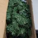 7-ft Pre-lit Slim Artificial Christmas Tree with White LED Lights