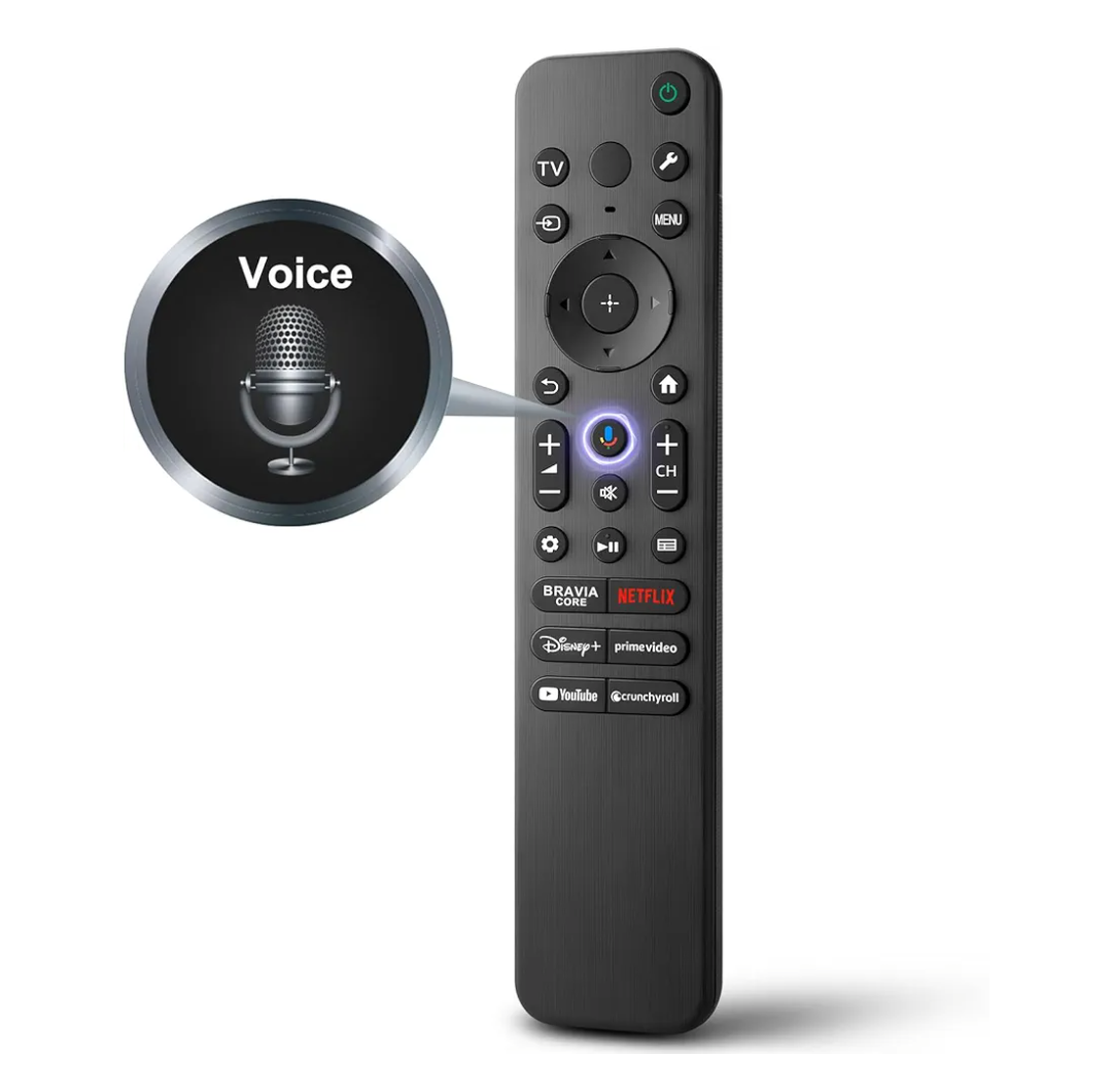 for Sony-TV-Remote-Control, Replacement for Sony Bravia TV Remote for All Smart LED OLED Series TVs with Voice Control