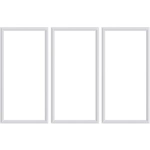 3 PCS Premade Wainscoting PanelsAccent Wall Panels for Interior Wall Decor,All Edges precut, Factory Primed Wall molding Pieces (12 x 24 in)