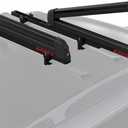 Alpinista Ski & Snowboard Rack for Car Roof with Sliding Extension, Snowboard Roof Rack Fits 5 Ski Pairs or 4 Snowboards, Aluminum, Universal for Square/Rectangular/Aero Bars