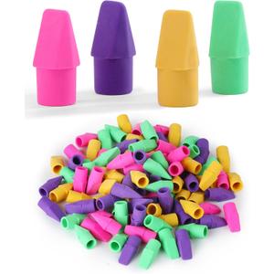 Mr. Pen Erasers for Pencils, 120 Pack, Pencil Top Erasers, Eraser Caps, Cap Tops, Topper Erasers. (Vibrant)