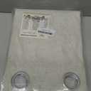 H.VERSAILTEX Primitive Linen Curtains 100% Blackout Curtain Drapes Burlap Curtains with White Thermal Insulated Liner, Grommet Top Drapes Living Room/Bedroom (2 Panels, 42 x 63 Inch, Natural)