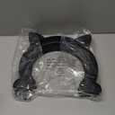 Fhiny Cat Door Interior Door, Back Friendly Kitten Doors Without Flap for Wall Durable and Easy to Install Adds Privacy Pet Door Up to 30 Lb Cute Pass Hole Corridor for Cats Doggies (XL: 8.5" Dia, Black)