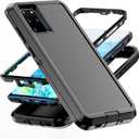 AYMECL for S20+ Case,Galaxy S20 Plus Case,Samsung S20+ Case [Military Grade] 3 in 1 Full Body Shockproof Dust/Drop Proof Heavy Duty Protection Cover,for Samsung Galaxy S20Plus 6.7 Inch,Black