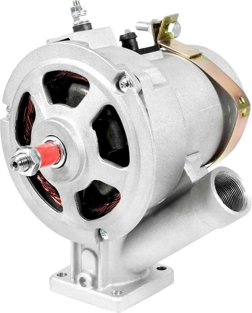 AC903900EC Alternator 12V 60A with Alternator Stand Fits for VW Beetle/Bug 1967-1978 | Transporter/Bus 1967-1971 | Karmann Ghia 1967-1974 | Super Beetle 1971-1979 High Output Alternator