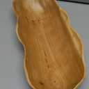 BTEOBFY Handmade Cedar Wooden Fruit Bowl & Basket - Solid Wood Kitchen Counter Organizer for Fruits, Vegetables Display - Rustic Farmhouse Decor with Artisan Carving (15x2.36x2.7 Inch)