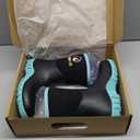 Kalkal Rubber Boots for Women, 6mm Neoprene Rain Boots with Steel Shank, Waterproof Anti-Slip Mid Calf Hunting Boots, Durable Rubber Work Boots for Farming Gardening Fishing Mud Working (10, Green)