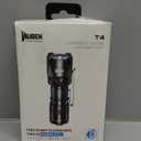 WUBEN T4 Tactical Flashlight Rechargeable, EDC Flashlight 850 High Lumen, 1315ft Long Throw Flash Light, IP68 Waterproof Camping Flashlight for Home, Inspection, Emergency, Work (Desert Tan)